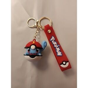 Pokémon Keychain  Squirtle In Pokémon Ball‎